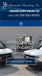 Mobile Screenshot of bluewaterplumbing.ca